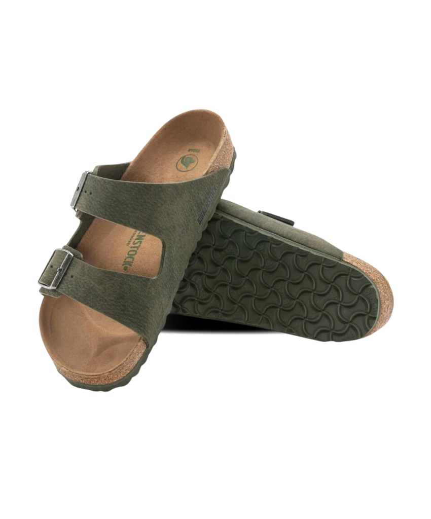 Birkenstock Arizona BirkiBuc Desert Dust Thyme Vegan Sandals – Bstore
