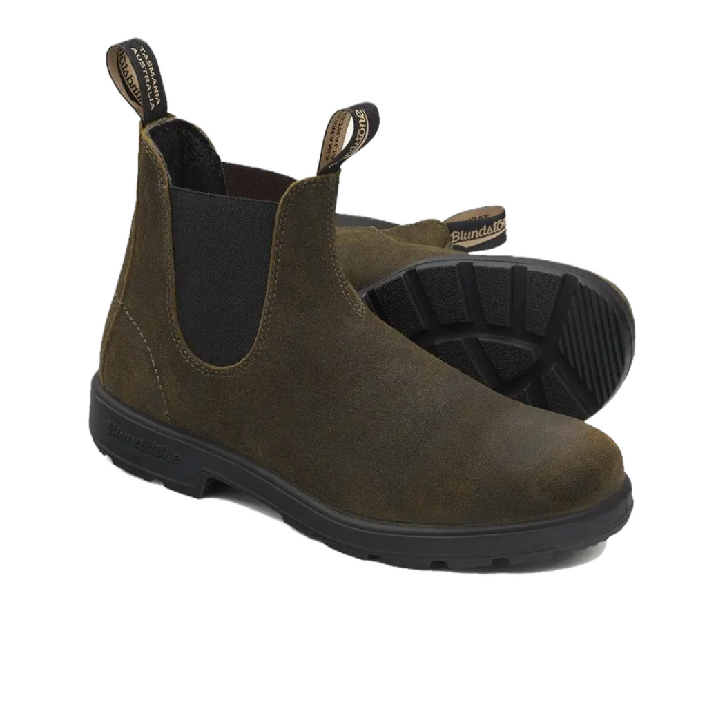 Blundstone 1615 Dark Olive Suede Boots Free Shipping – Bstore