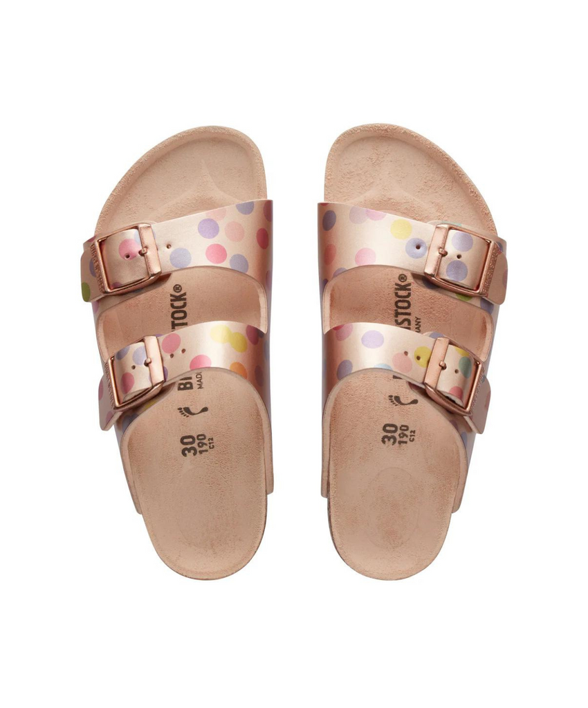 Rose Gold Birkenstock Madrid Metallic Stones Copper Metallic Rose