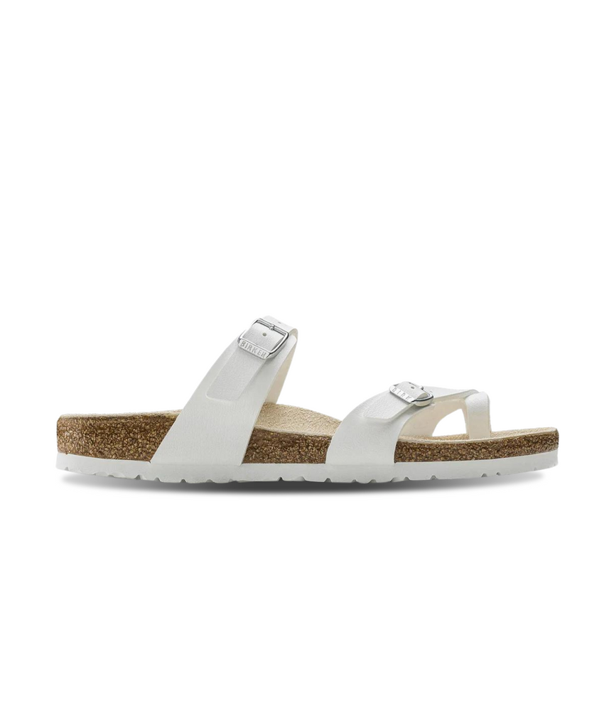 Birkenstock Mayari Birko Flor White Sandals