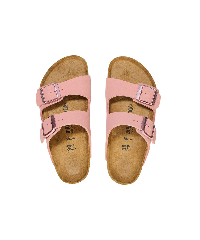 Birkenstock Kids Arizona BirkiBuc Pink Clay Sandals Bstore