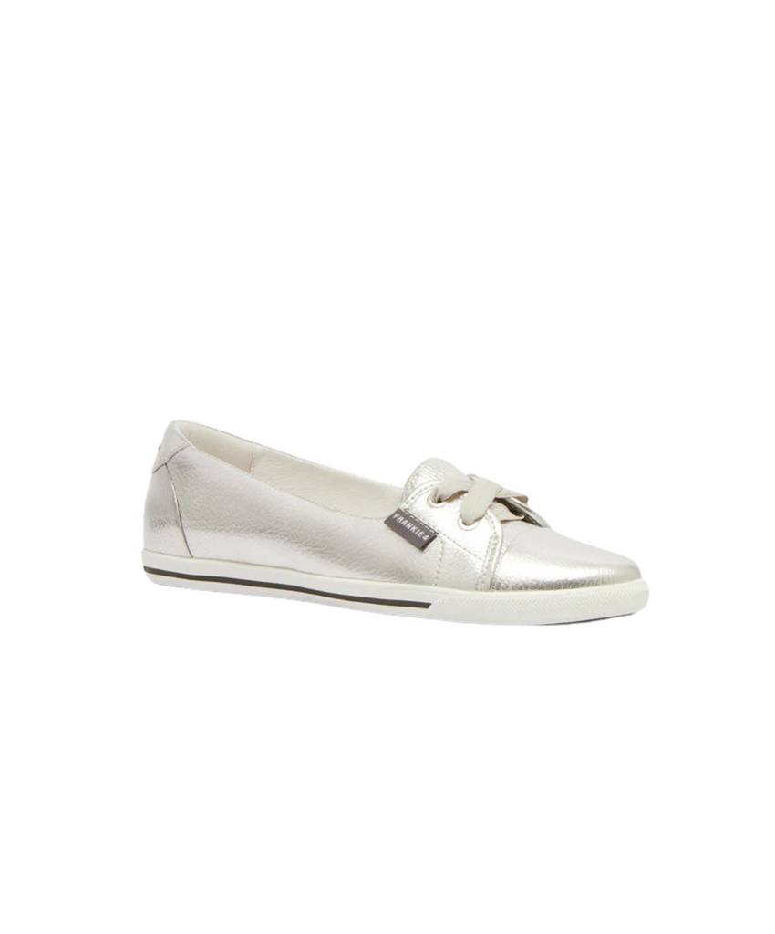 Frankie4 Hannah III Silver Tumbled Flats â Bstore