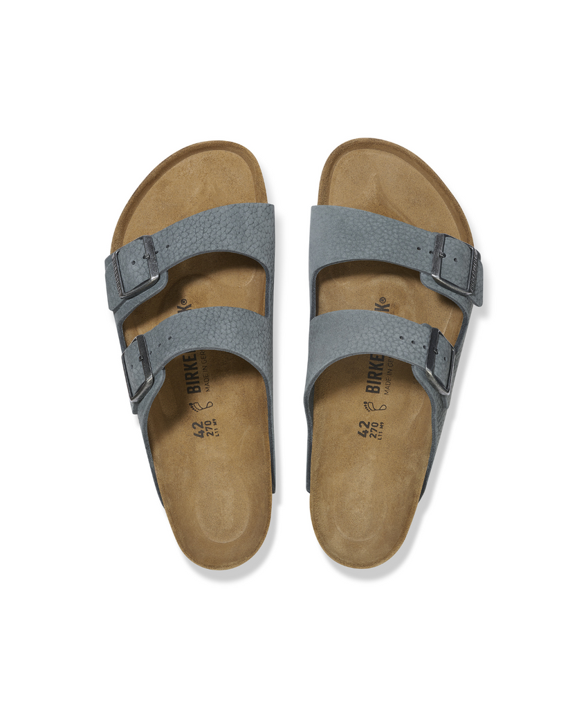 Birkenstock Arizona Nubuck Leather Desert Buck Indigo Blue Sandals main image 1