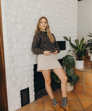 Birkenstock Boston Suede Leather Shearling Mink Clogs