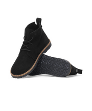 Birkenstock Uppsala Mid Suede Leather Black Boots