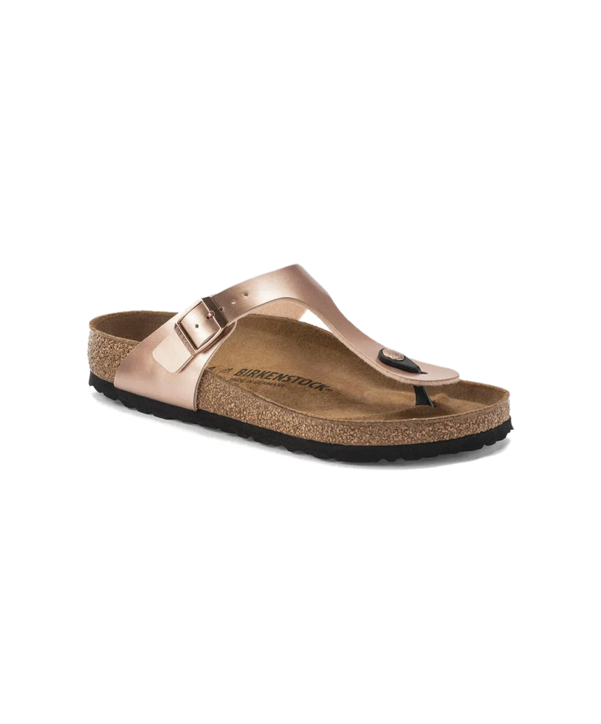 birkenstock gizeh copper metallic