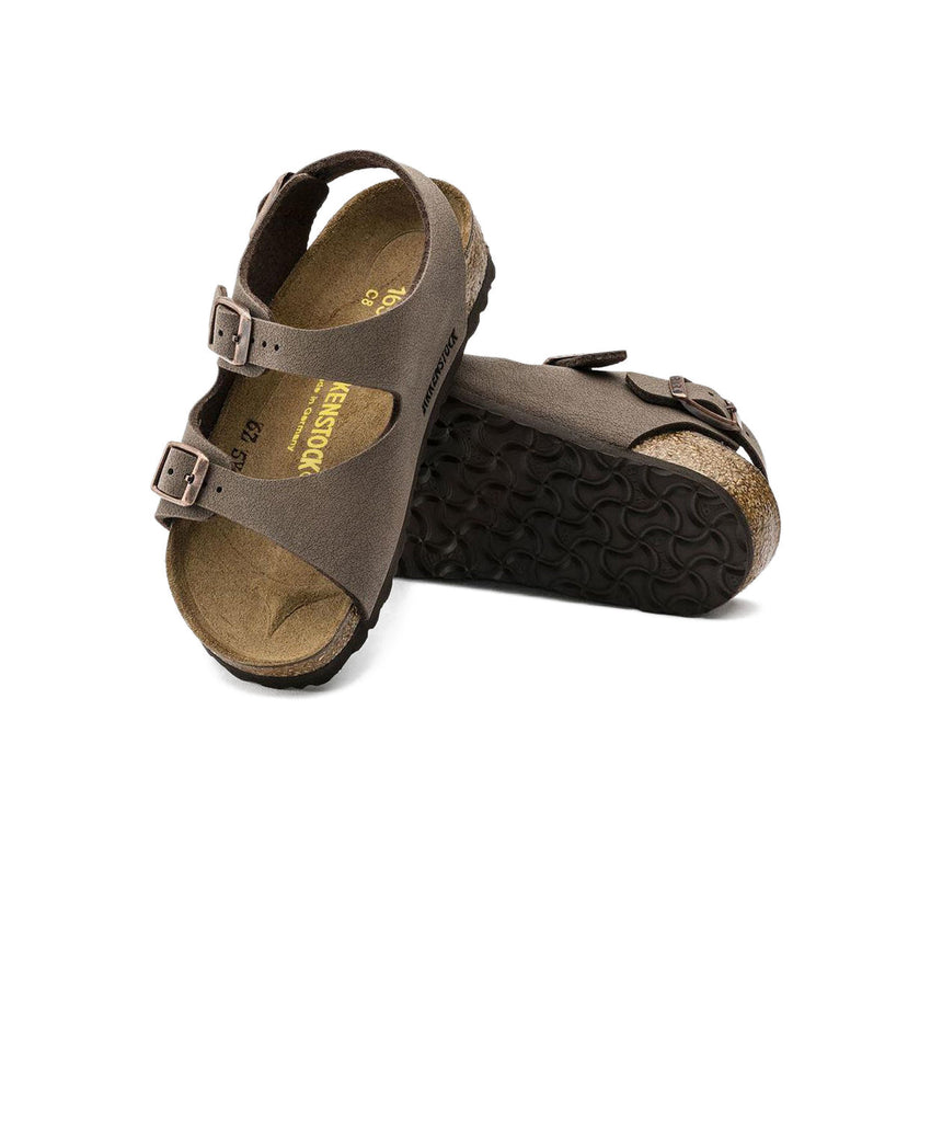Birkenstock Kids Roma BirkiBuc Mocca Sandals | Free Shipping