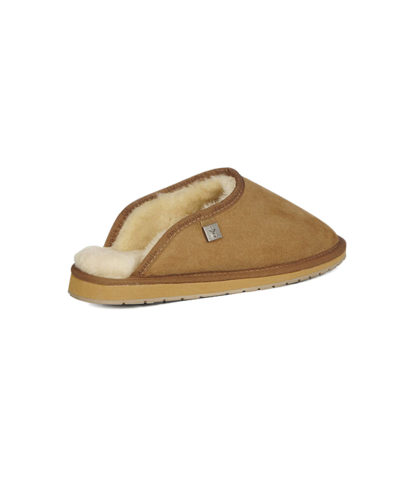 Suede Emu Mens Slippers EMU Sheepskin Men's Slippers Platinum