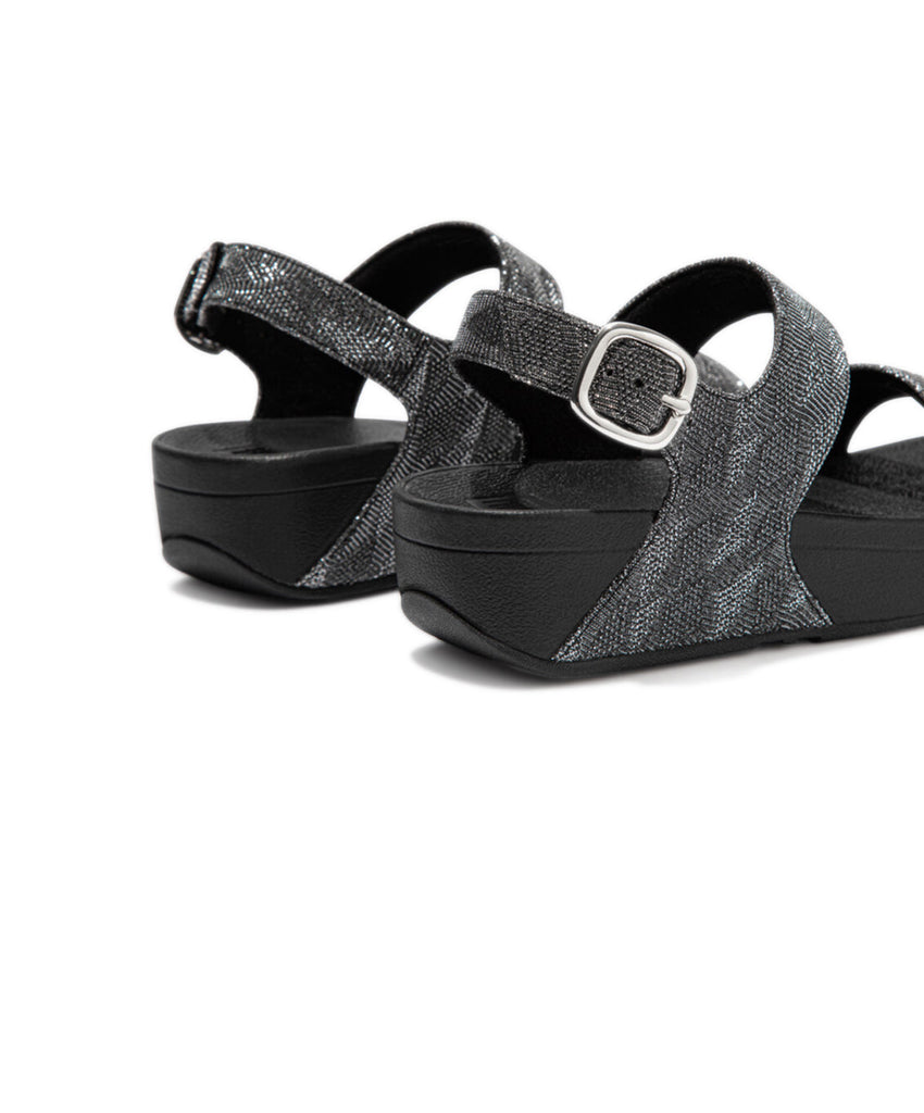 FitFlop Lulu Glitz All Black Back-Strap Sandals | Free Express Shipping  Orders Over $120 – Bstore