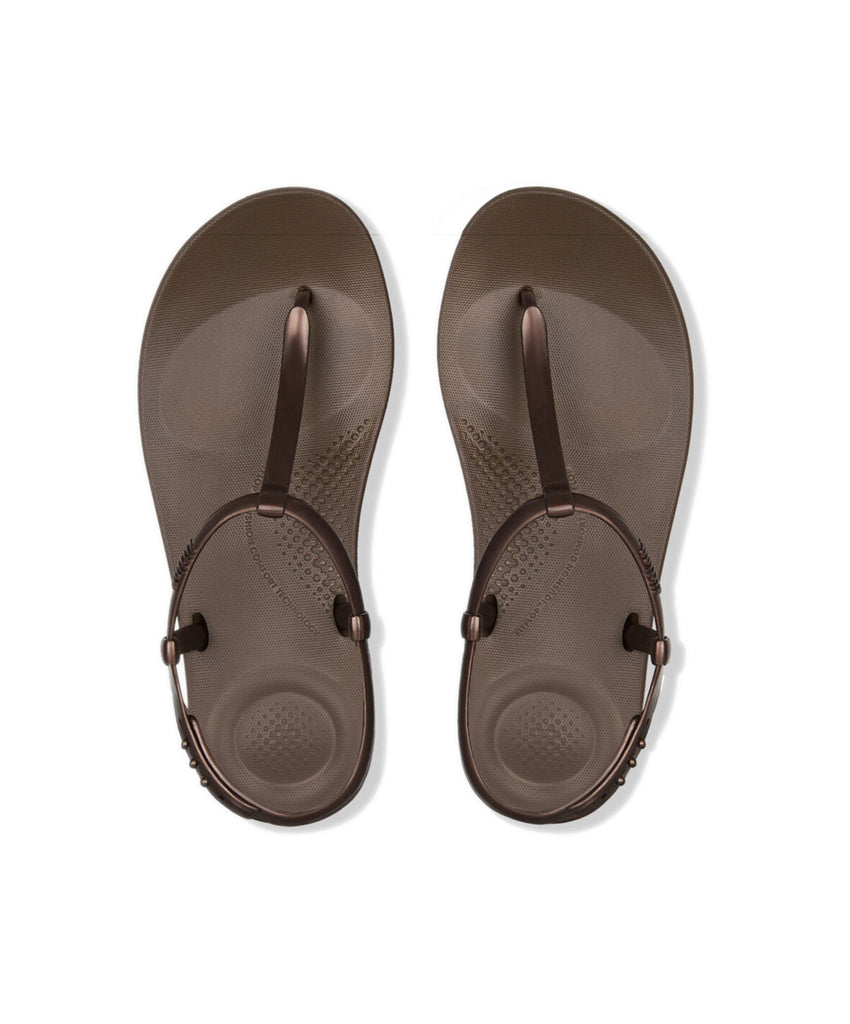 Reef Leather Fanning Sandals