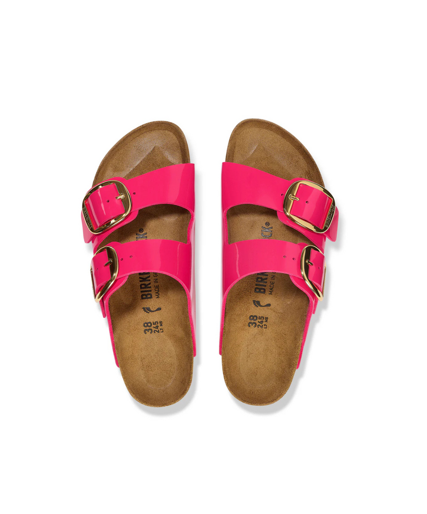 Birkenstock Arizona Big Buckle Birko-Flor Fuchsia Fusion Patent