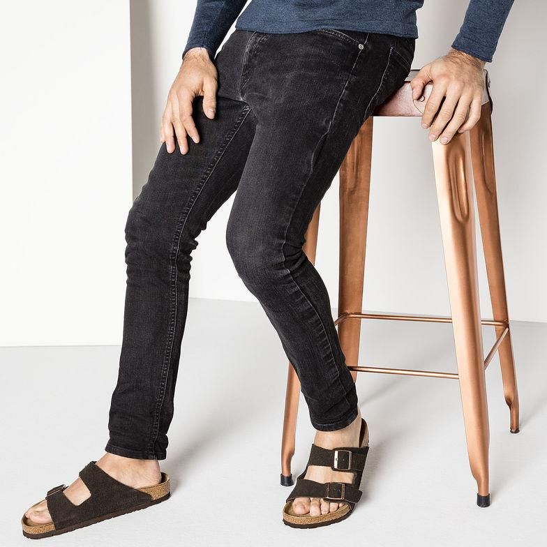 Birkenstock Arizona Suede Mocha Soft Footbed Sandals Free