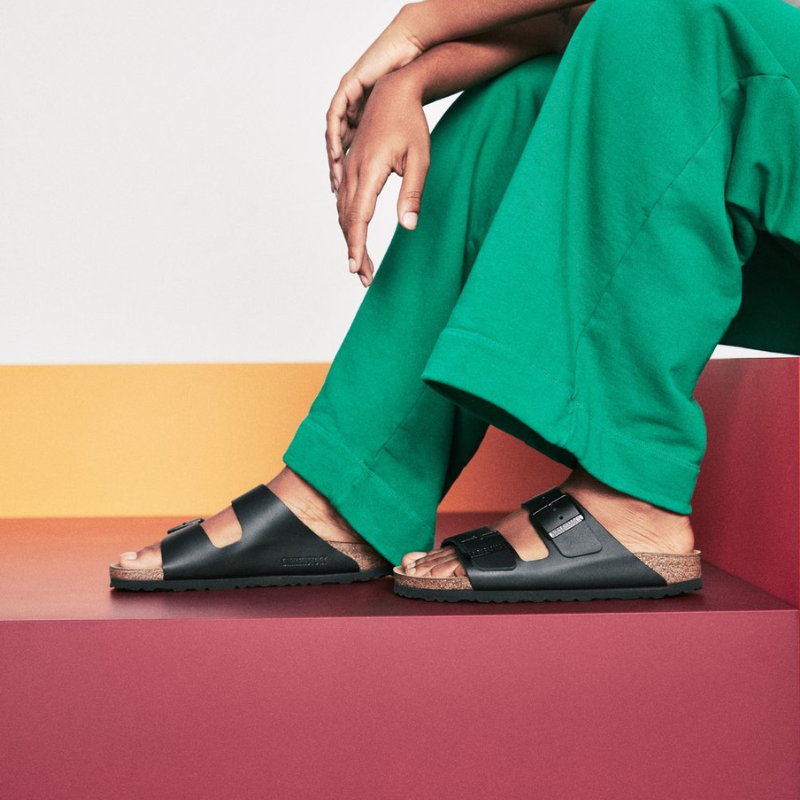 Birkenstock Arizona Leather Black Sandals Free Shipping Bstore