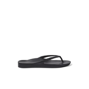 Archies Arch Support Black Thongs