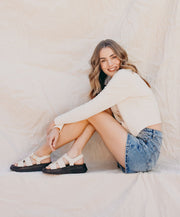 FitFlop Gen-FF Leather Fisherman Sandals Paris Beige