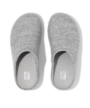 FitFlop Shuv Felt Clogs Grey