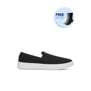 Allbirds Cruiser Natural Black (Blizzard Sole) Slip On Mens Sneakers