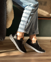 Elska Vayah Solid Black Sneakers