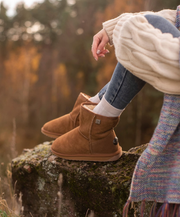 EMU Platinum Stinger Mini Chestnut Sheepskin Boots | Free Shipping
