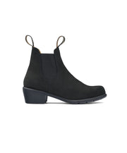 Blundstone 1960 Black Nubuck Womens Heeled Boots