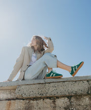 Goodsole 2001 Parallel Sneaker Green/Mint Suede