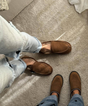 Emu Platinum Hume Chestnut Mens Slippers