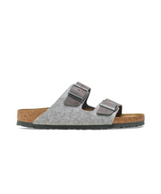 Birkenstock Arizona Authentic Oiled Leather Felt Light Grey Sandals Bstore