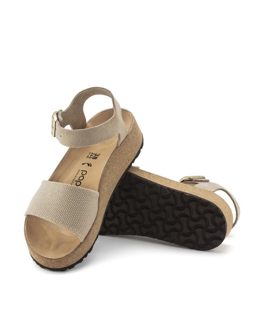 Papillio Glenda Textile/Nubuck Leather Sandcastle Sandals – Bstore