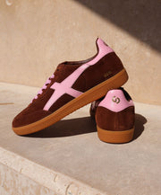 Goodsole 2001 Crossroads Sneaker Coffee/Candy Pink Suede