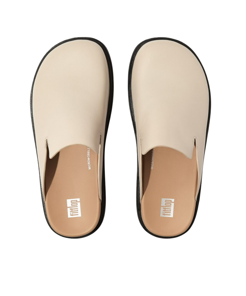 FitFlop Gen-FF Leather Mules Beige â Bstore