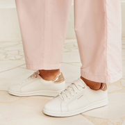Frankie4 Jackie V White Rose Gold Sneaker