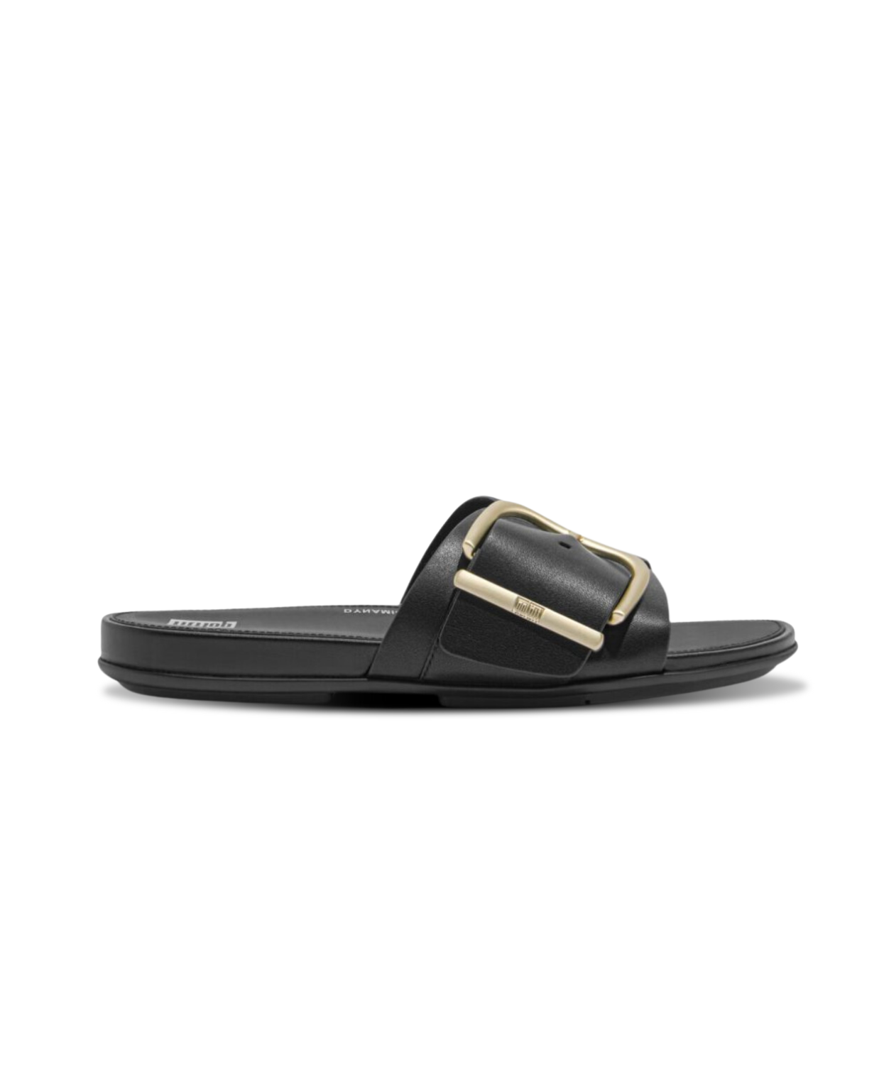 Fitflop Gracie Maxi Buckle Leather Slides | Free Express Shipping $120+ –  Bstore