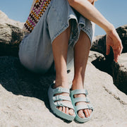 Papillio Florida III Flex Platform EVA Surf Green Sandals