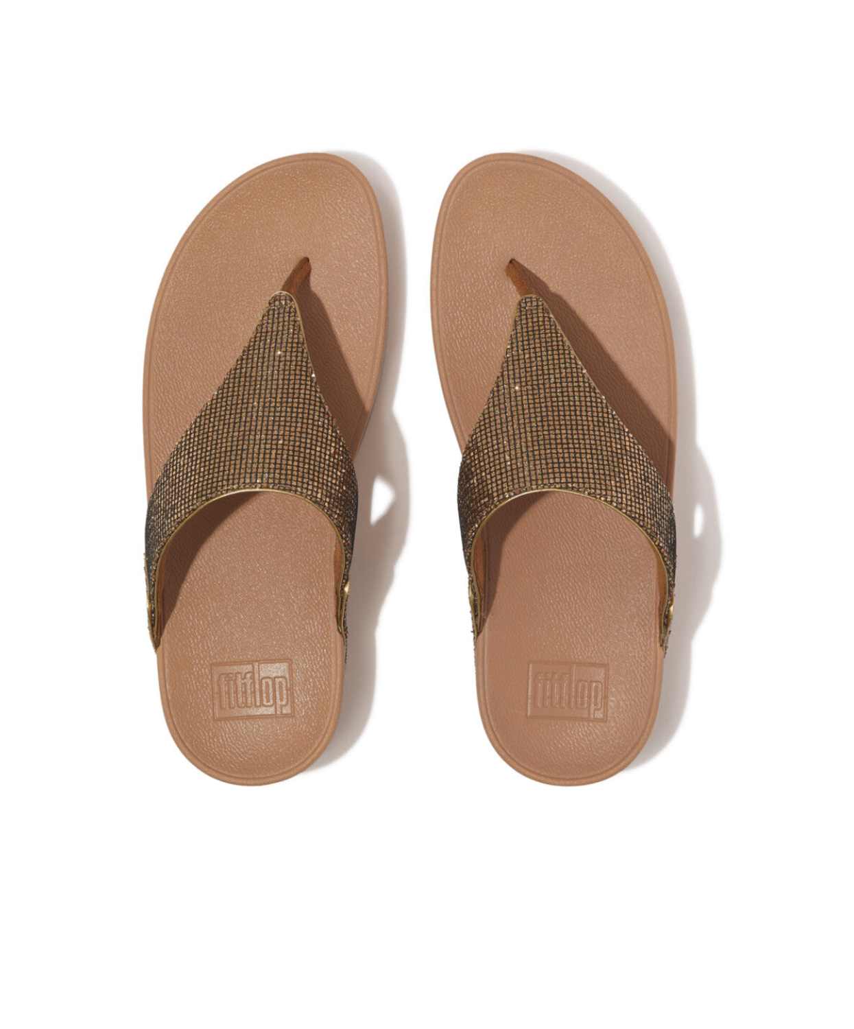 Fitflop Lulu Glitterball Toe Post Gold – Bstore