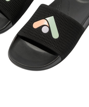 Fitflop iQushion Arrow Knit Slides Black