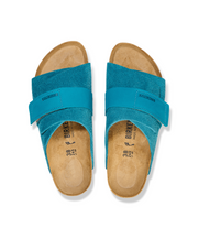 Birkenstock Kyoto Suede/Nubuck Leather Deep Turquoise Sandals