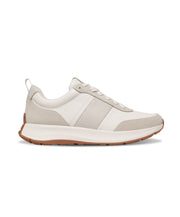 Fitflop F-Mode Flow Leather Mens Suede Sneaker Urban White/ Artic Grey