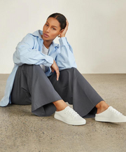 Frankie4 Lincoln White Tumbled Sneaker