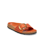 Birkenstock Madrid Big Buckle Oiled Leather Burnt Orange Sandals