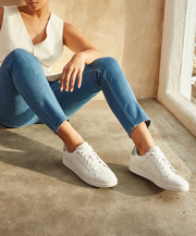 Frankie4 Jackie V White Silver Sneaker