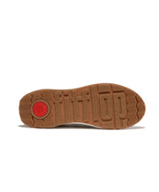 Fitflop F-Mode Flow Leather Mens Suede Sneaker Urban White/ Artic Grey