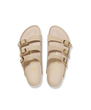 Birkenstock Florida Fresh Hex Nubuck Leather Sandcastle Sandals