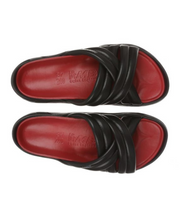 MBT Mio Black/Red Womens Recovery Slides
