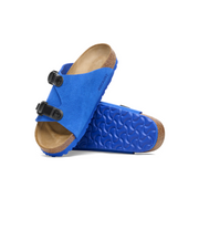 Birkenstock Zurich Tech Suede Leather Ultra Blue Sandals