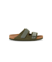Birkenstock Uji Suede Leather Thyme Sandals