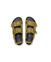 Birkenstock Shinjuku Nubuck Leather/Textile Pine Green Sandals