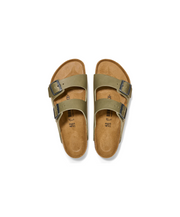 Birkenstock Arizona Smooth Leather Faded Khaki Sandals