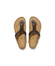 Birkenstock Gizeh Smooth Leather Dark Brown Sandals