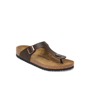 Birkenstock Gizeh Smooth Leather Dark Brown Sandals