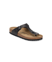 Birkenstock Gizeh Smooth Leather Black Sandals